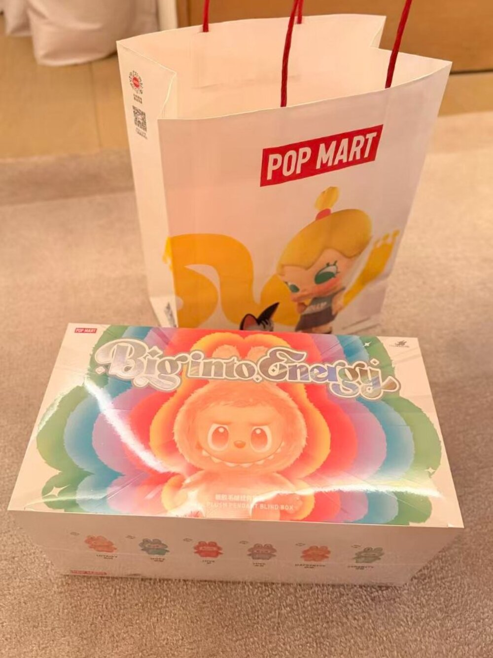 【BIE sealed box】 labubu 3.0 Big into energy series full case sealed box